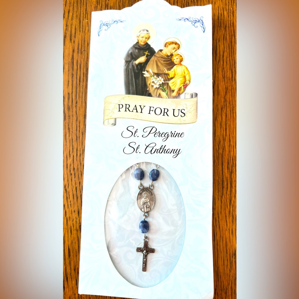 St Peregrine and St Anthony Necklace -New